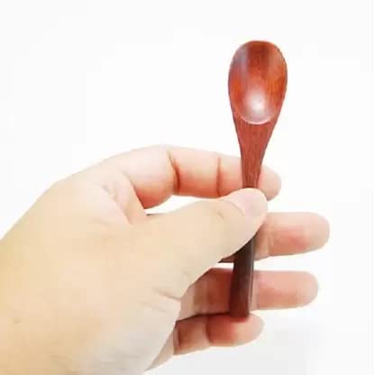Decorasia A1 Non Chemical, No Artificial Polish,Masala Spoon Kitchen Tool Set (Ladle)