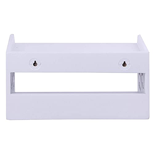 DECORASIA Wooden Beautiful WiFi Stand and Tv Set top Box Stand (White)