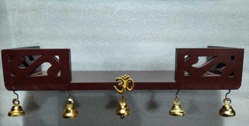 Decorasia Beautiful Traditional Wooden Temple for Home, Office & Multipurpose Use | Handcrafted Pooja Mandir for Worship & D�cor