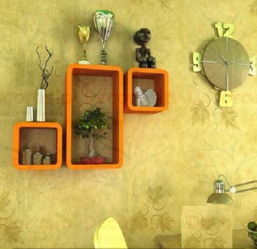 DECORASIA� Beautiful Cube Shape Wall Shelves (Set of 3)