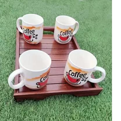 DECORASIA Wooden Tray Set