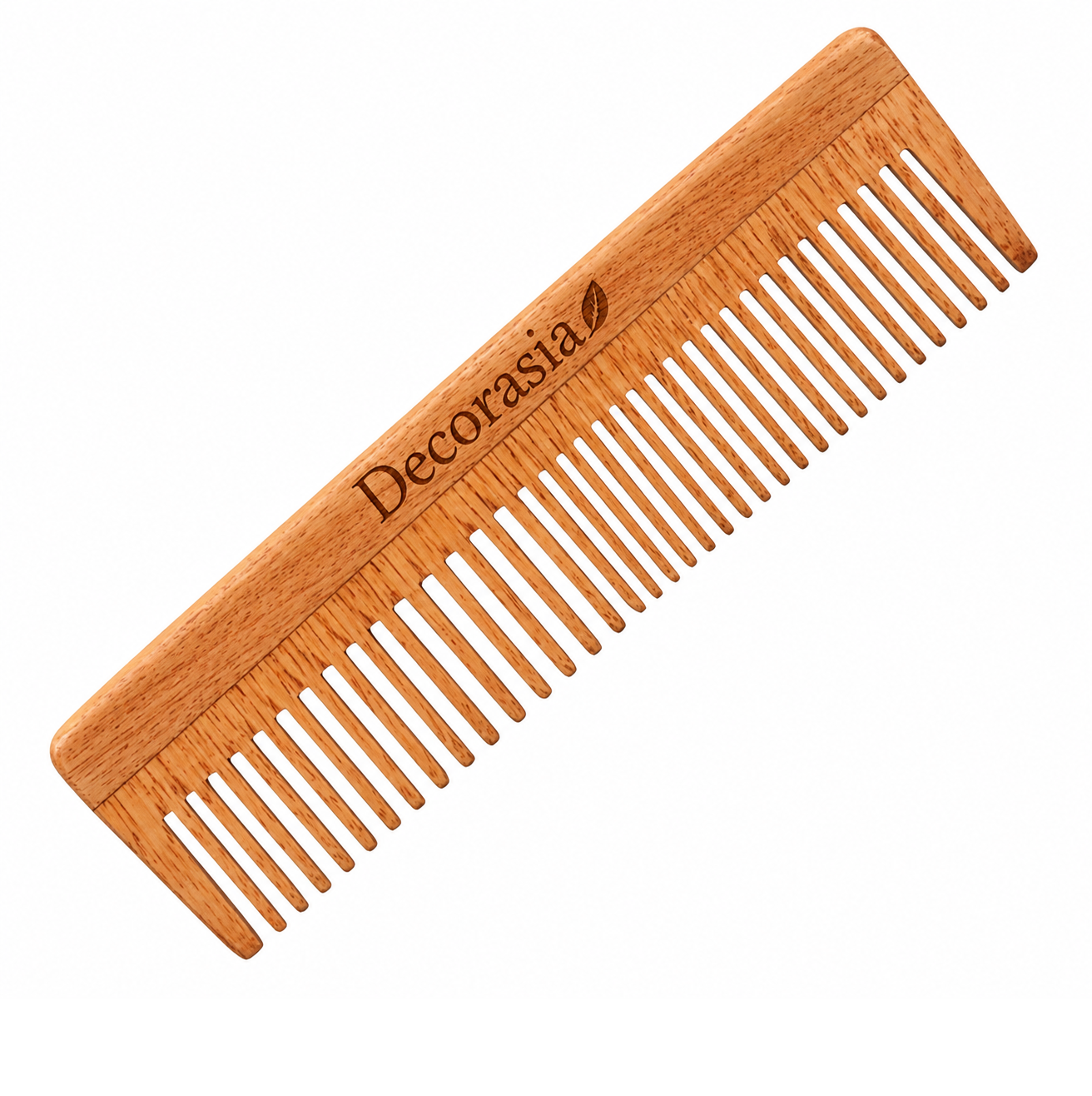 Decorasia Natural Neem Wood Comb for Hair Growth & Dandruff Control