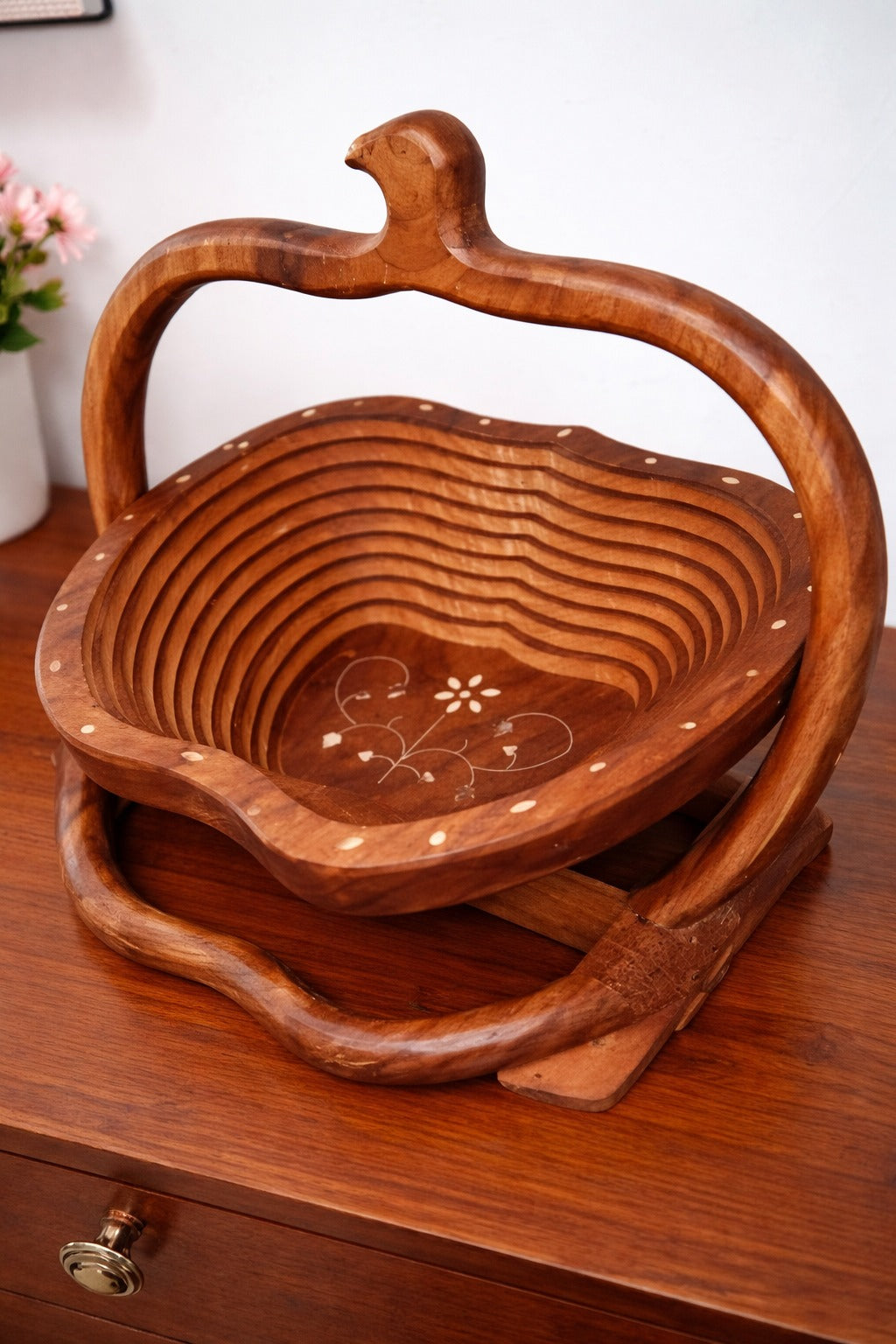 Wooden Apple Shape basket