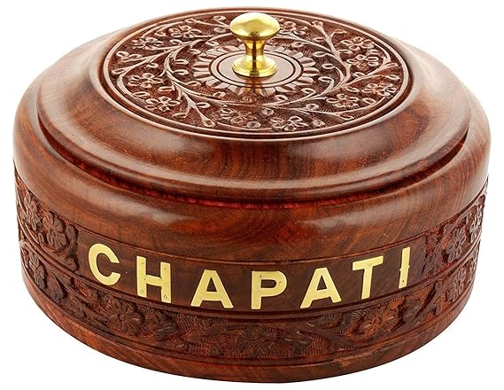 Sheesham Wood Handicraft Casserole Chapati Box