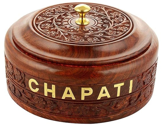 Sheesham Wood Handicraft Casserole Chapati Box