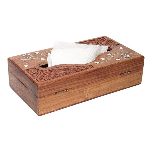 Wooden Tissue Box