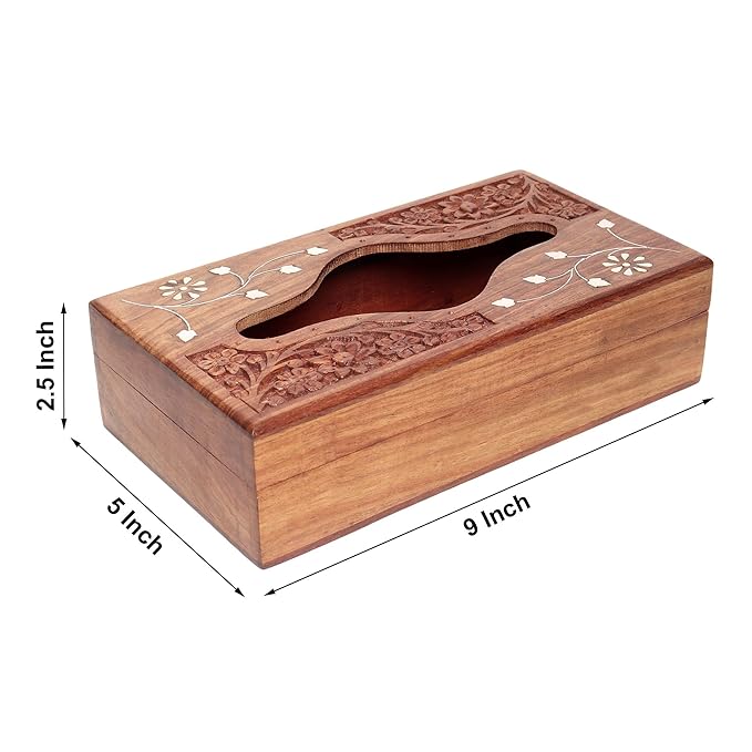 Wooden Tissue Box