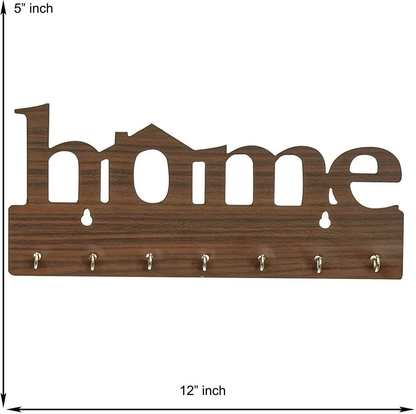 Decorasia “Home” Wooden Wall Key Holder