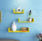 DECORASIA� Beautiful U Shape Wooden Wall Shelf for Multi Purpose Utility MDF Wall Shelf