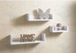 DECORASIA� Beautiful U Shape Wooden Wall Shelf for Multi Purpose Utility MDF Wall Shelf