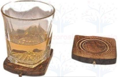 DECORASIA� Beautiful Chair Shape Wooden Coaster Set of 6