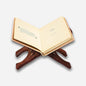 Decorasia Hand-Carved Wooden Holy Book Stand, Foldable Design, Brown, 15.24 x 5.08 x 5.08 cm