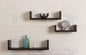 DECORASIA� Beautiful U Shape Wooden Wall Shelf for Multi Purpose Utility MDF Wall Shelf