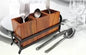DECORASIA Empty Cutlery Holder Case (black, brown