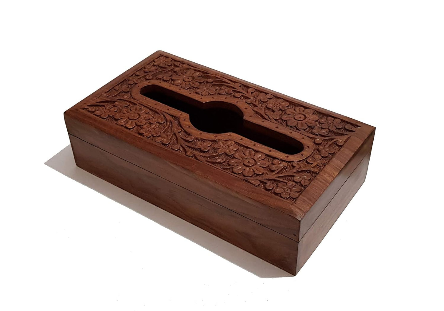 Wooden Tissue Napkin Holder Box