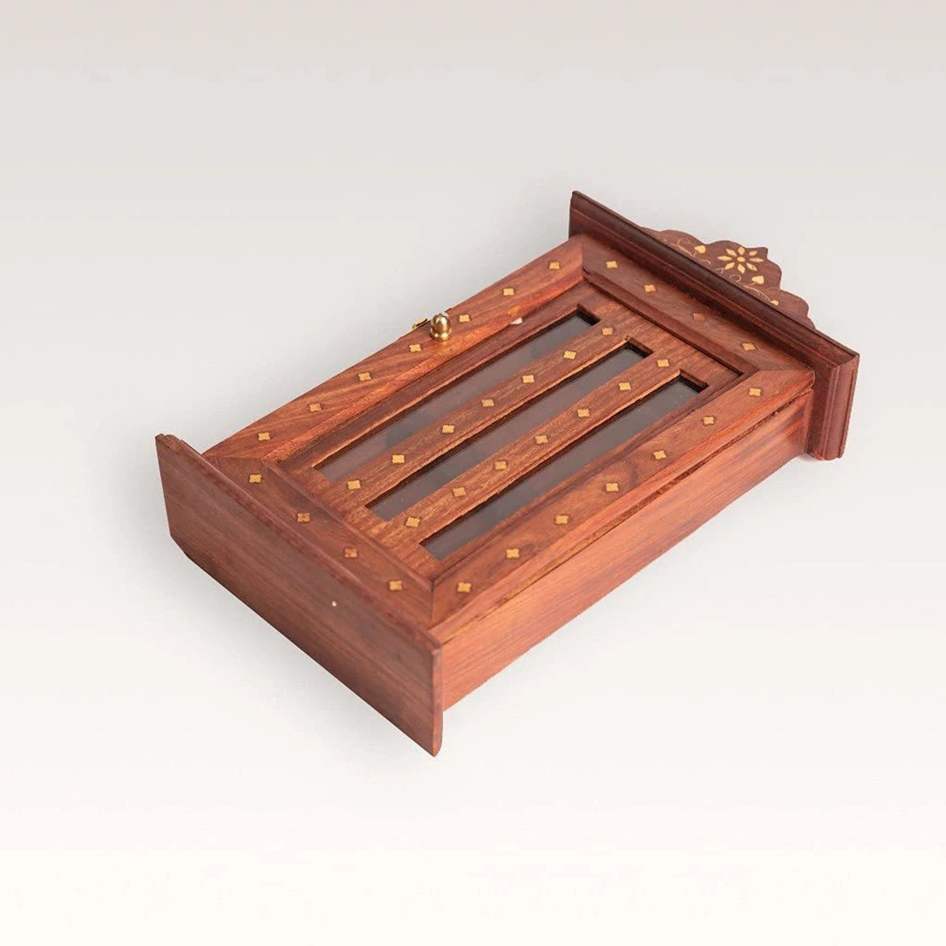 Premium Wooden Key Cabinet – Handcrafted Wall Mounted Key Holder