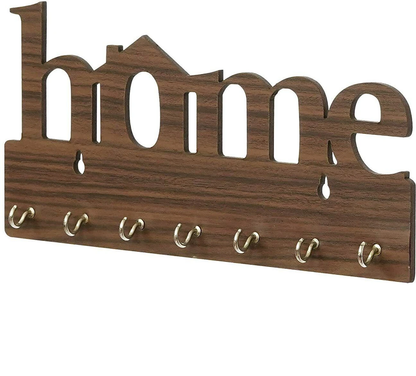 Decorasia “Home” Wooden Wall Key Holder