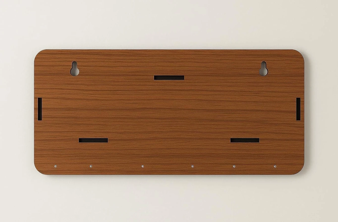 Mashallah Wooden Wall Key Holder – Decorative Islamic Home Organizer