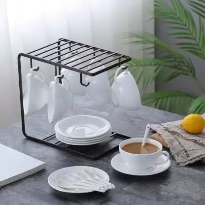 DECORASIA Cup and Plate holder which adds style to your kitchen Cup Kitchen Rack (Steel)