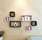 DECORASIA� Beautiful & Antique Cube & Rectangle Shape (Set of 6) Mounted Rack Shelves.