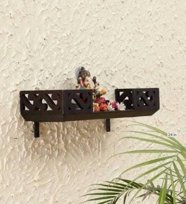 Decorasia Beautiful Traditional Wooden Temple for Home, Office & Multipurpose Use | Handcrafted Pooja Mandir for Worship & D�cor