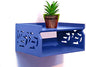 DECORASIA Wooden Beautiful WiFi Stand and Tv Set top Box Stand (Blue)