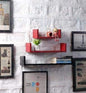 DECORASIA� Beautiful U Shape Wooden Wall Shelf for Multi Purpose Utility MDF Wall Shelf