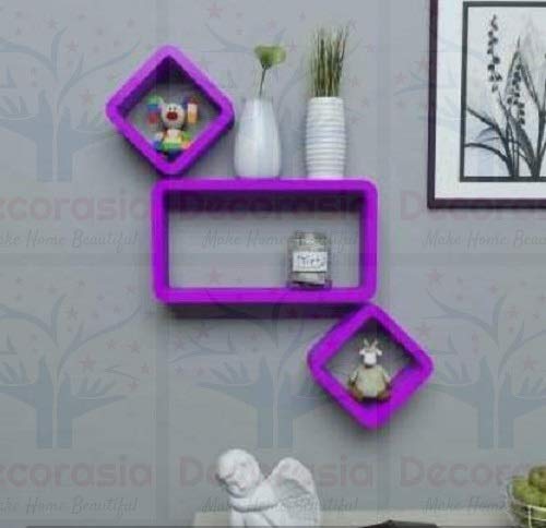 DECORASIA� Beautiful Cube Shape Wall Shelves (Set of 3)