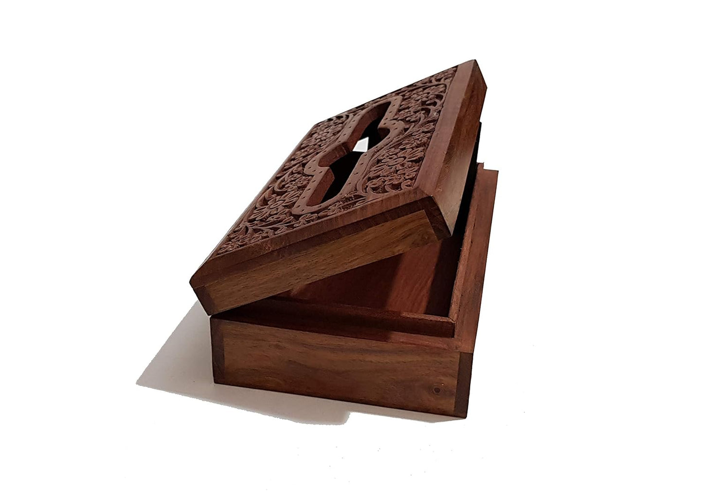 Wooden Tissue Napkin Holder Box