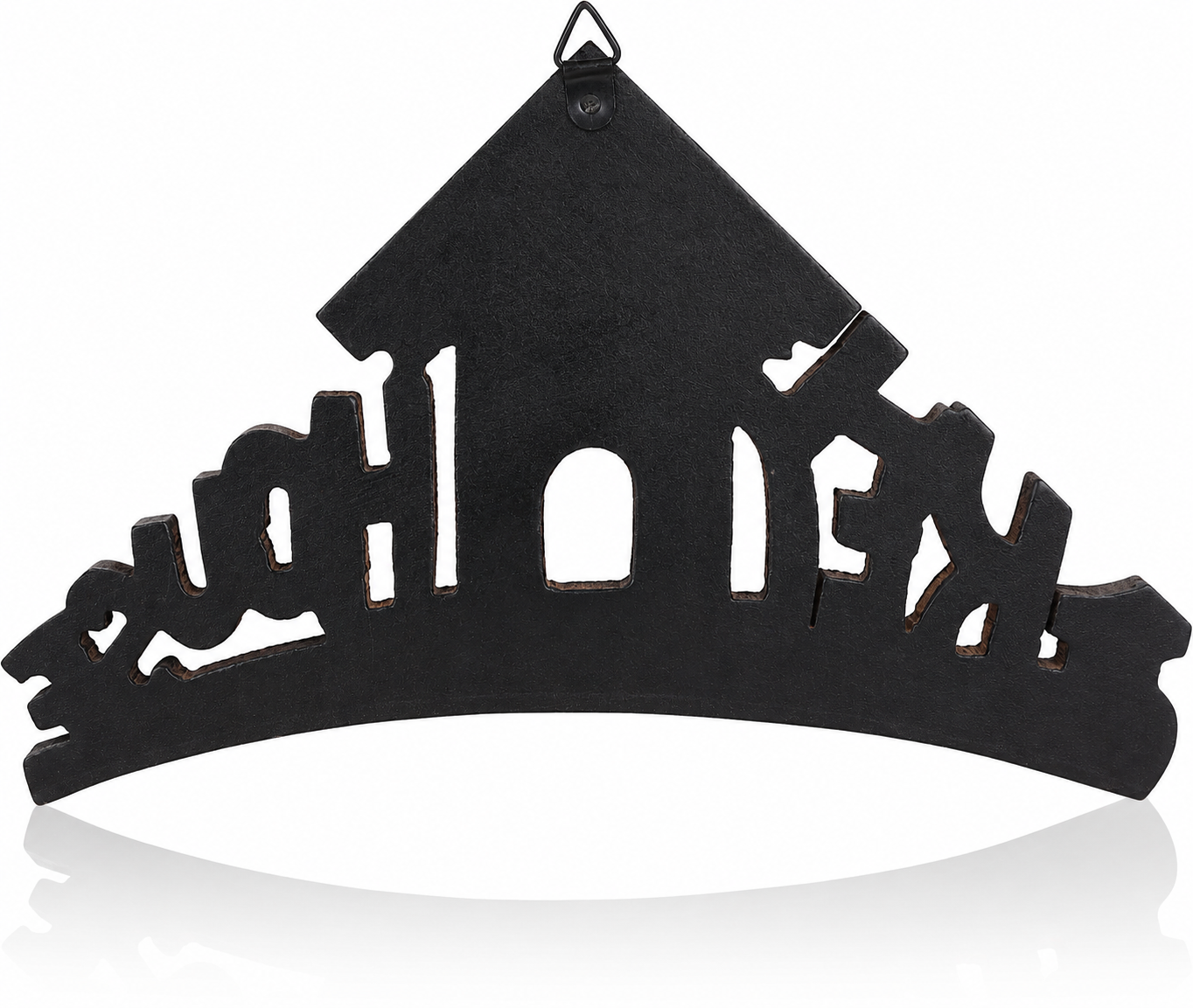 “Key House” Wooden Wall Key Holder – Decorative Key Organizer