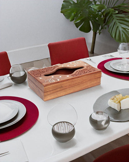 Wooden Tissue Box