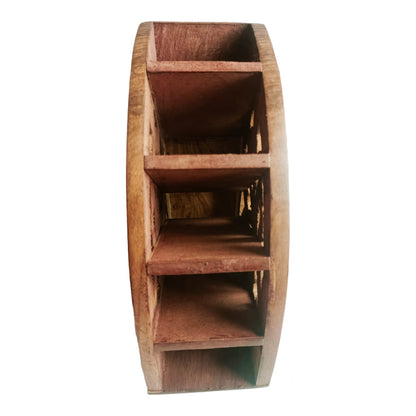 Wooden Hand carved remote stand