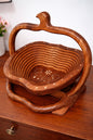 Wooden Apple Shape basket