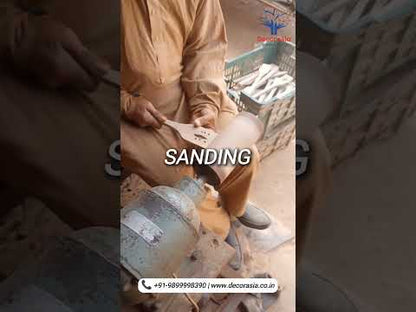 7-Piece Sheesham Wood Cooking Spoon Set – 100% Natural Handmade Kitchen Utensils (12 Inch, Brown)